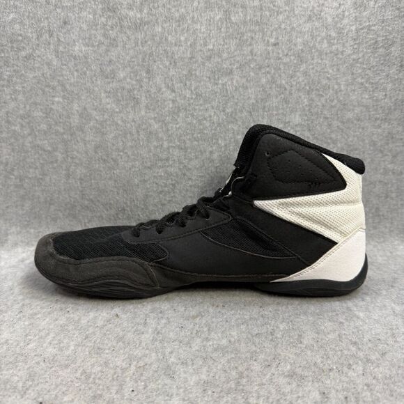 Asics Shoes Mens Size 9.5 Matflex 6 Black Athletic Wrestling Sneakers 1081A021 - Picture 7 of 9